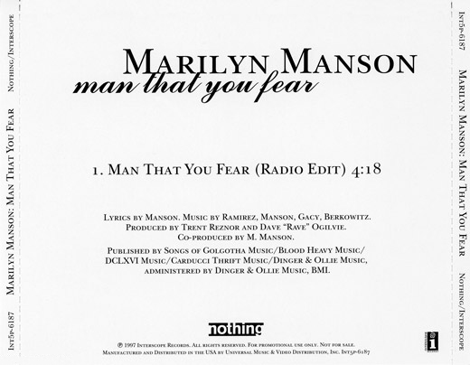 Capa de Man That You Fear